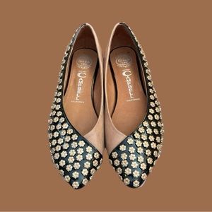 Jeffrey Campbell Metal Daisy Flats